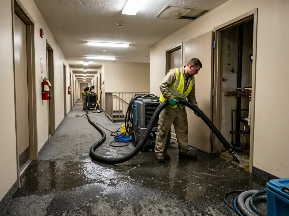 multi-unit-apartment-hallway-f-005 — frequently asked questions, Emergency Burst Pipe Water Extraction & Removal in Sandy, OR